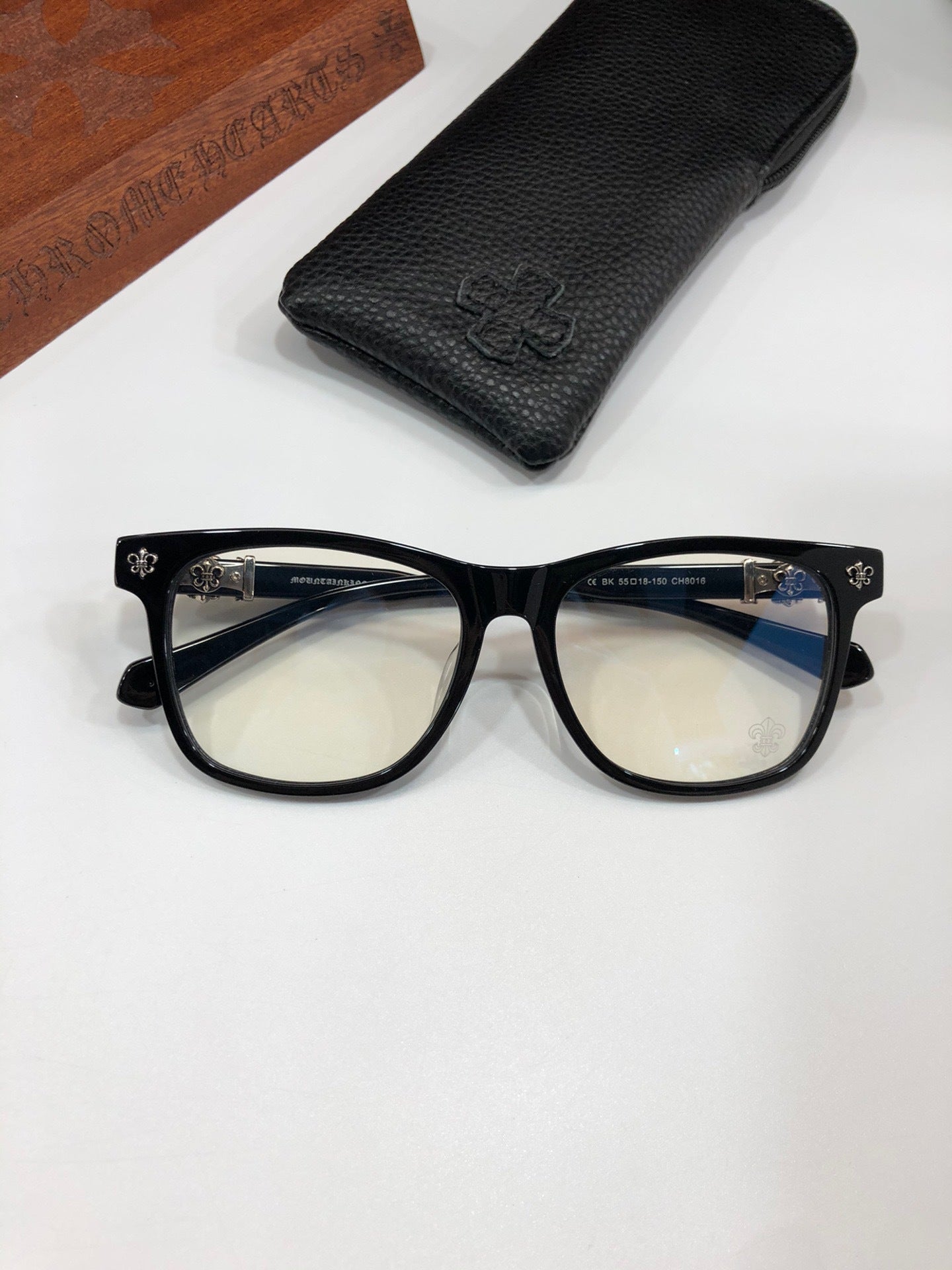 CHH Chrome Hearts Glasses Simple and stylish large frame retro glasses frame