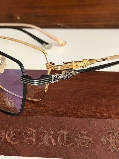 CHH Chrome Hearts Glasses Concise Atmospheric Box Titanium Frame Business Glasses Frame