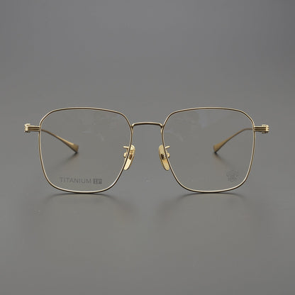 CHH Chrome Hearts Glasses Versatile Titanium Frame Ultra Light Box Glasses Frame