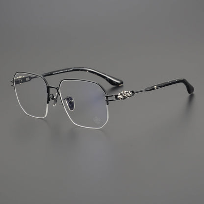 CHH Chrome Hearts Glasses Versatile Titanium Frame Ultra Light Glasses Frame