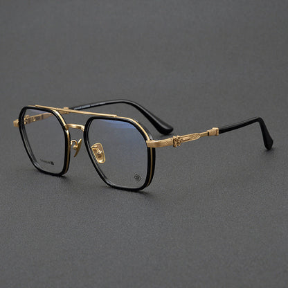 CHH Chrome Hearts Glasses Japanese Handmade Double Beam Glasses Frame Sunglasses