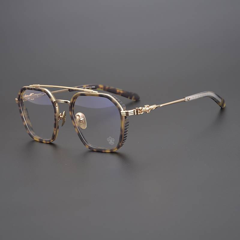 CHH Chrome Hearts Glasses Artistic Vintage Versatile Polygon Glasses Frames