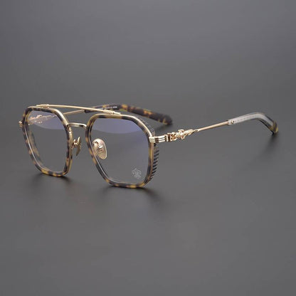 CHH Chrome Hearts Glasses Artistic Vintage Versatile Polygon Glasses Frames