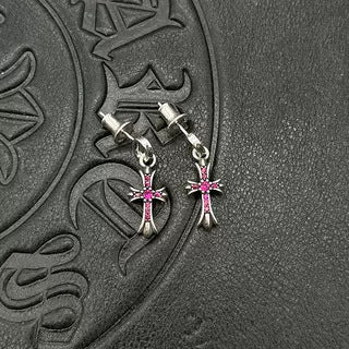 Chrome Heart Cross Earring