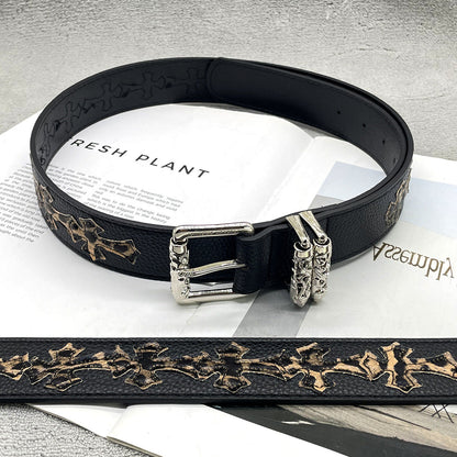 Chh Chrome Heart Belt Sacred Sword Cross Belt