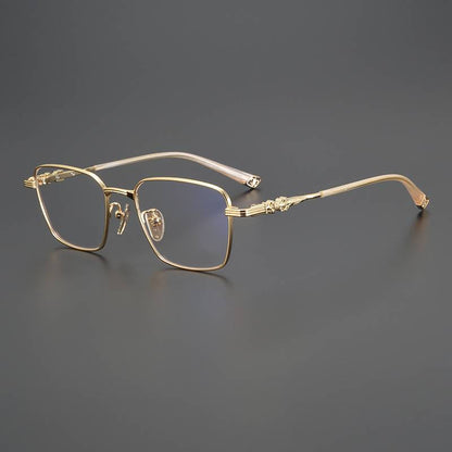 CHH Chrome Hearts Glasses Vintage Versatile Ultra Light Pure Titanium Glasses Frames