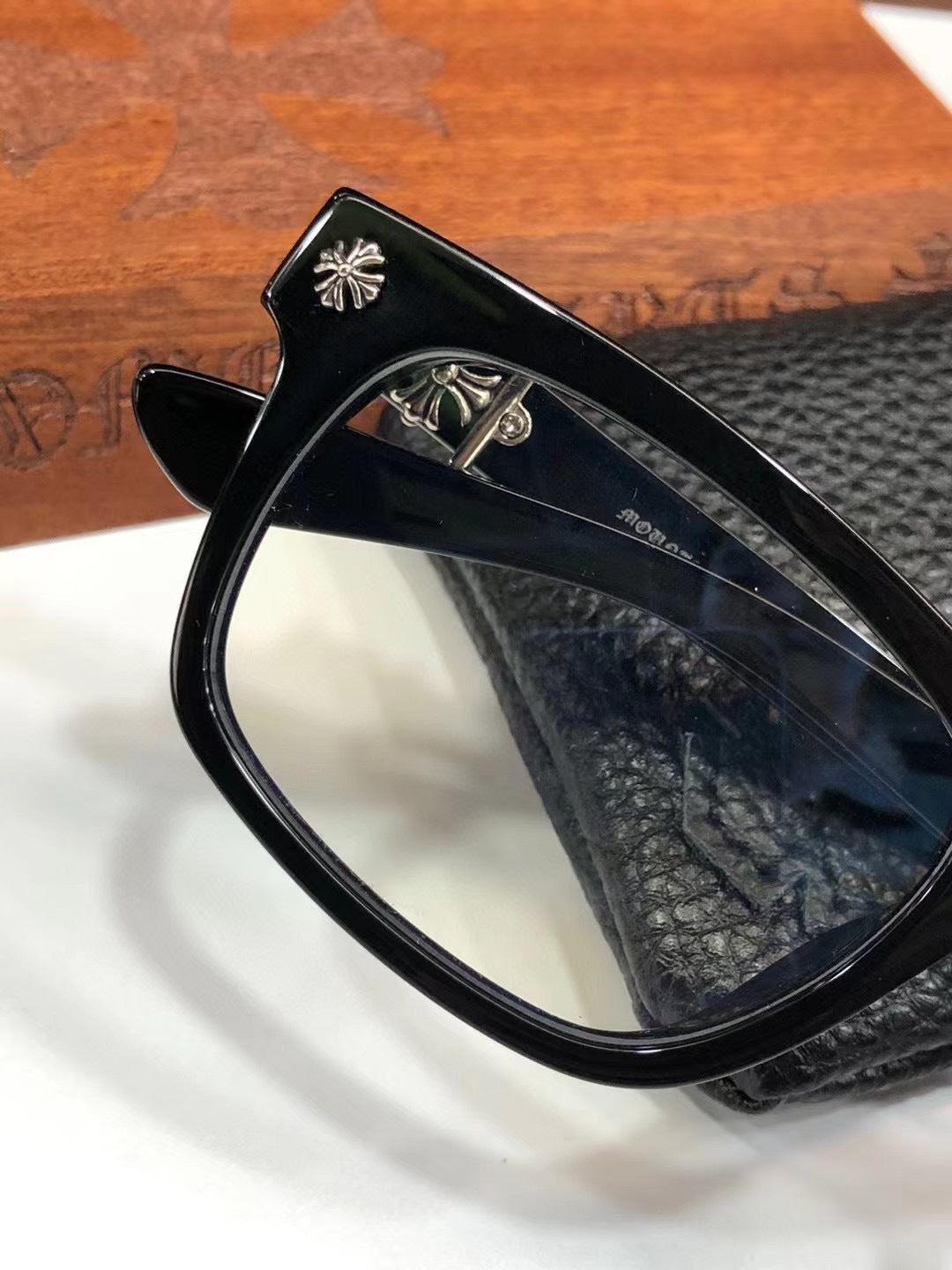 CHH Chrome Hearts Glasses Simple and generous retro square titanium myopia glasses frame