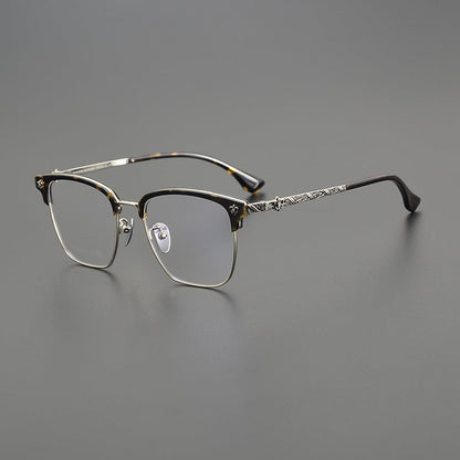 CHH Chrome Hearts Glasses frame fashion engraved large face small
