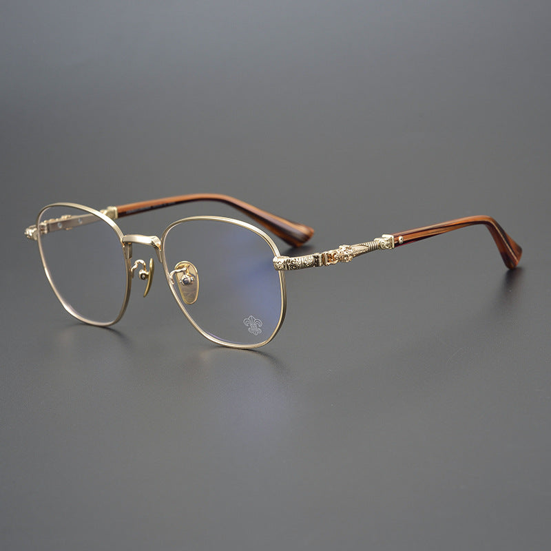 CHH Chrome Hearts Glasses Versatile Vintage Square Myopia Frames