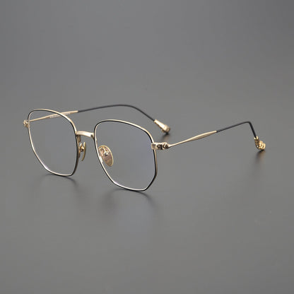 CHH Chrome Hearts Glasses Ultra Light Pure Titanium Silver Fashion Glasses Frame