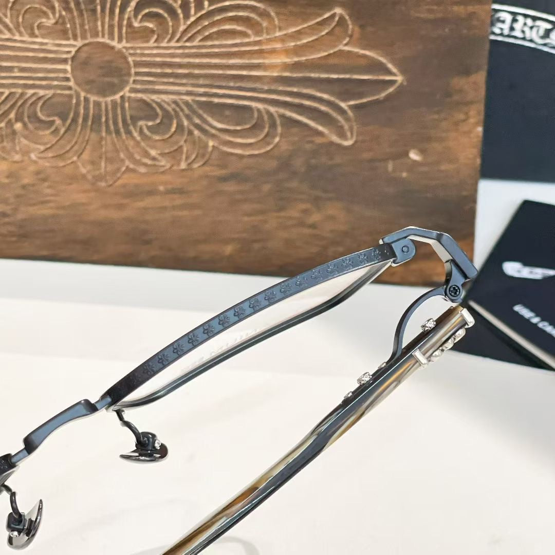CHH Chrome Hearts Glasses Pure Titanium Vintage Versatile Eyewear Frames