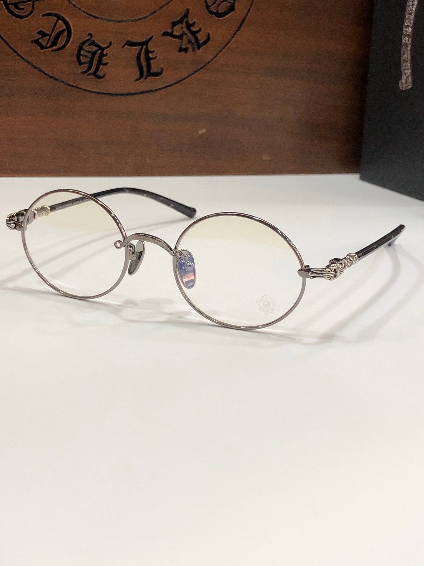 CHH Chrome Hearts Glasses Vintage Small Fresh Round Frame Glasses Frame