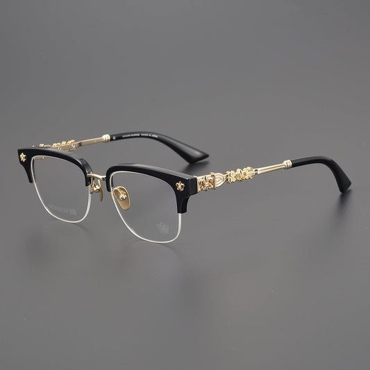 CHH Chrome Hearts Glasses Pure Titanium Eyebrow Frame Vintage Glasses Frame