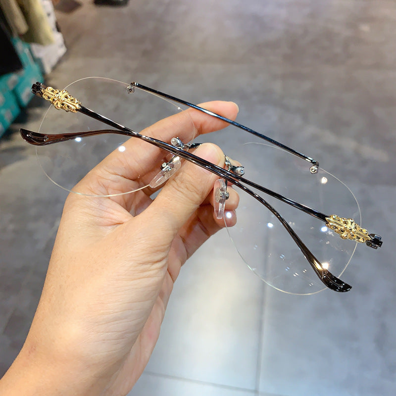 CHH Chrome Hearts Glasses Wide Frameless Myopia