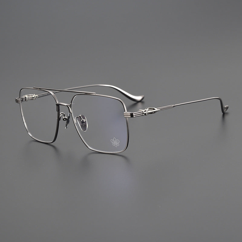 CHH Chrome Hearts Glasses Double Beam Large Frame Myopia Glasses Frame