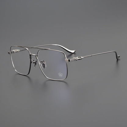 CHH Chrome Hearts Glasses Double Beam Large Frame Myopia Glasses Frame