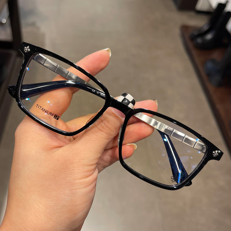 CHH Chrome Hearts Glasses Square Frame Versatile Myopia Glasses Frame