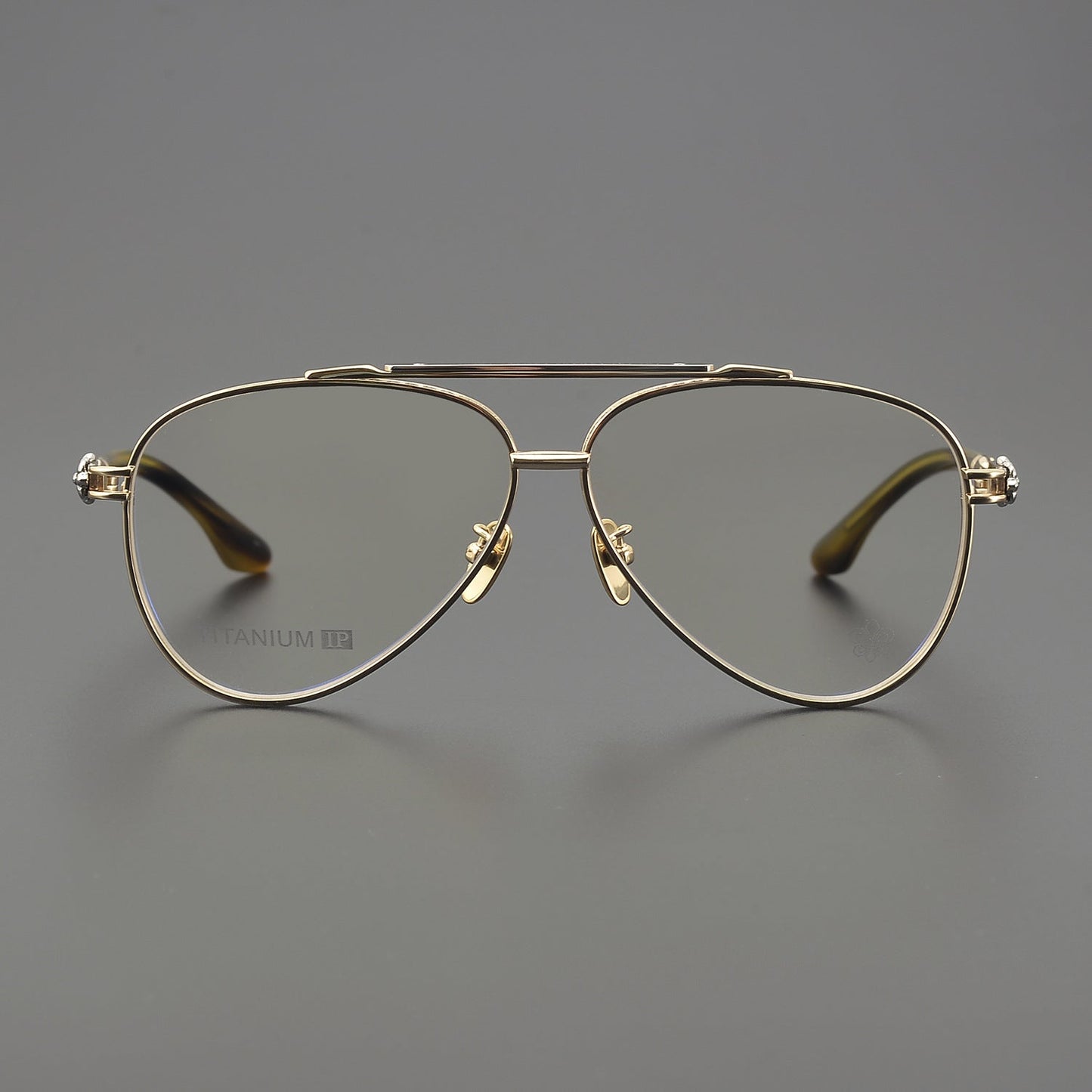 CHH Chrome Hearts Glasses Vintage Fashion Double Beam Glasses Frame