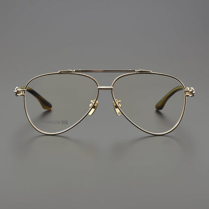 CHH Chrome Hearts Glasses Vintage Fashion Double Beam Glasses Frame