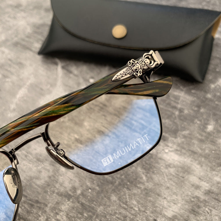 CHH Chrome Hearts Glasses Pure Titanium Ultra Light Business Glasses Frame