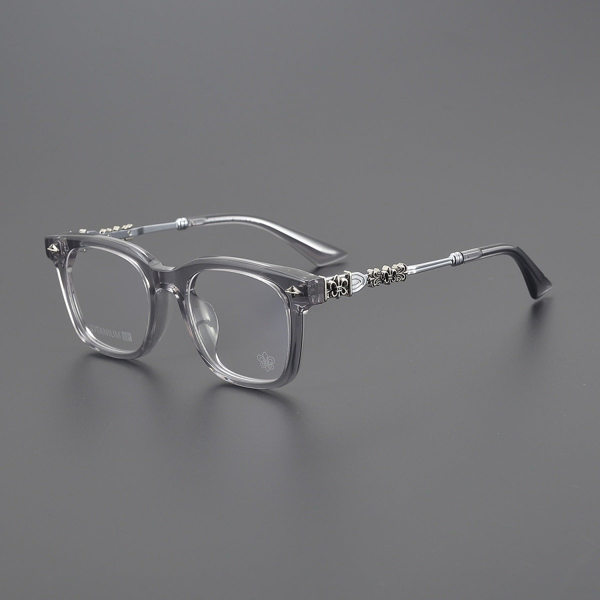 CHH Chrome Hearts Glasses Pure Titanium Temple Punk Wind Myopia Glasses Frame