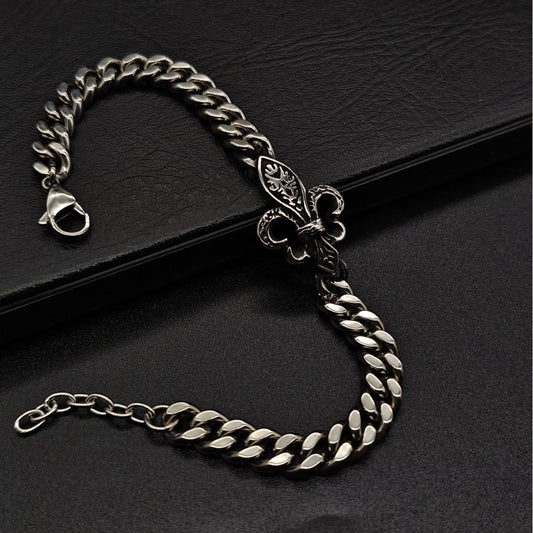Chrome Hearts anchor retro distressed antique bracelet