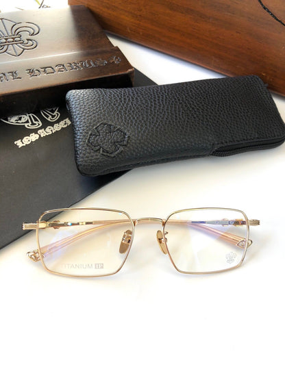 CHH Chrome Hearts Glasses Concise Atmospheric Box Titanium Frame Business Glasses Frame