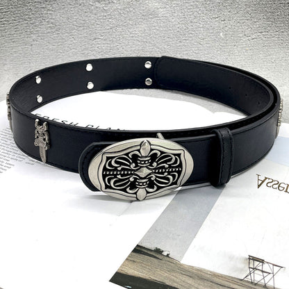Chh Chrome Heart Belt Sacred Sword Cross Vintage
