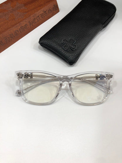 CHH Chrome Hearts Glasses Simple and stylish large frame retro glasses frame