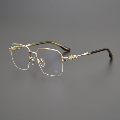 CHH Chrome Hearts Glasses Versatile Titanium Frame Ultra Light Glasses Frame