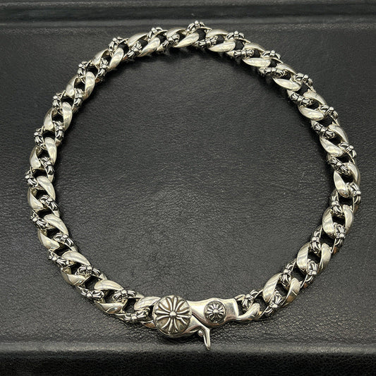 Chrome Hearts lobster clasp Cuban thick necklace