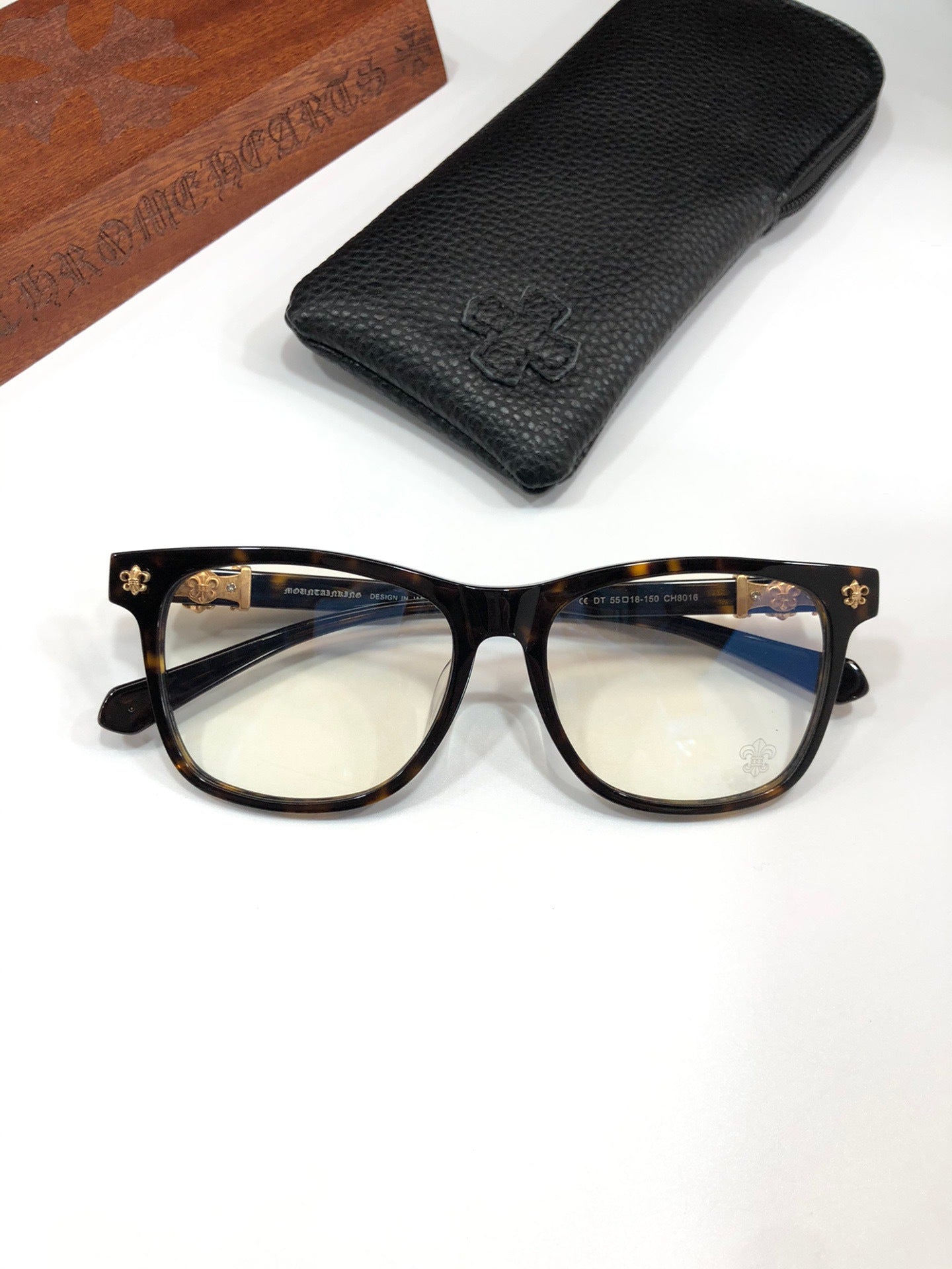 CHH Chrome Hearts Glasses Simple and stylish large frame retro glasses frame