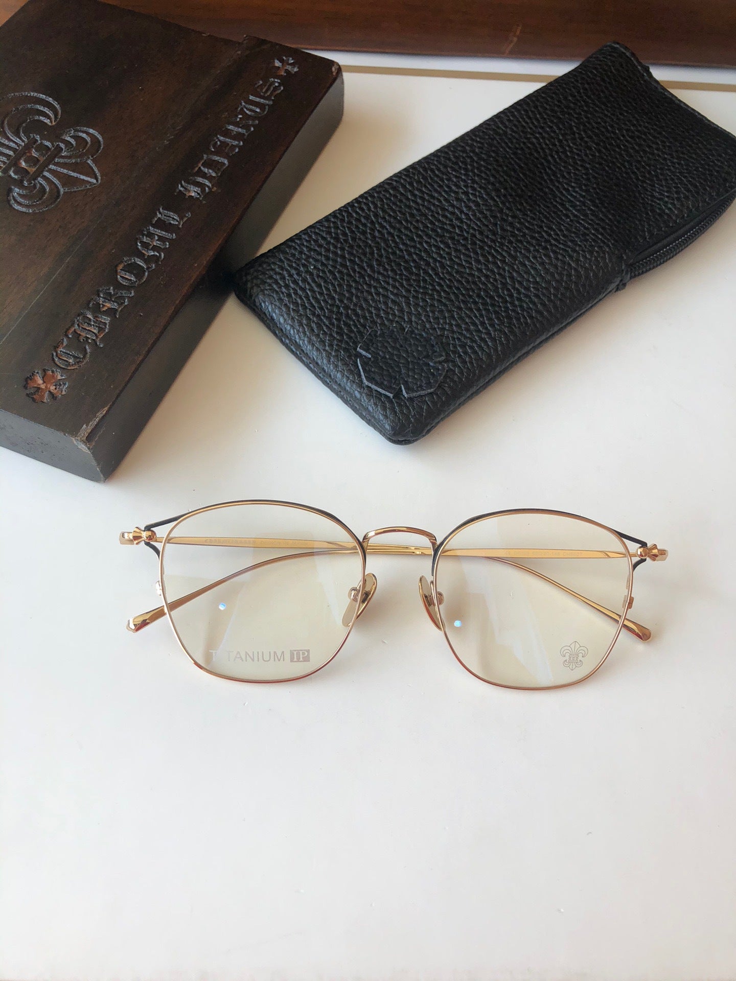 CHH Chrome Hearts Glasses Stylish and Exquisite Pure Titanium Glasses Frames