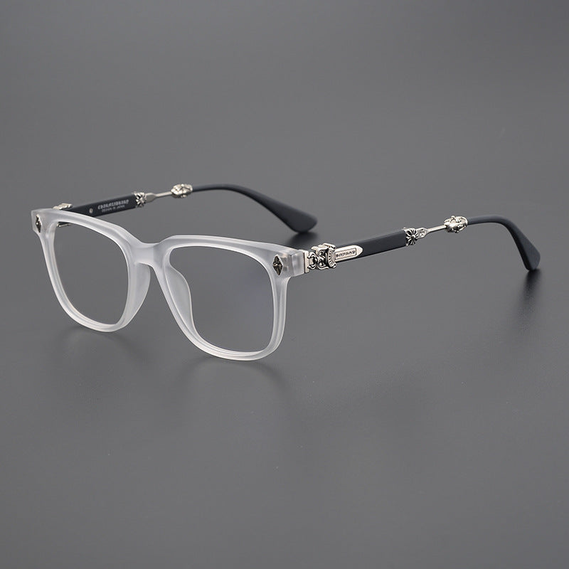 CHH Chrome Hearts Glasses vintage plate literary glasses frame big face