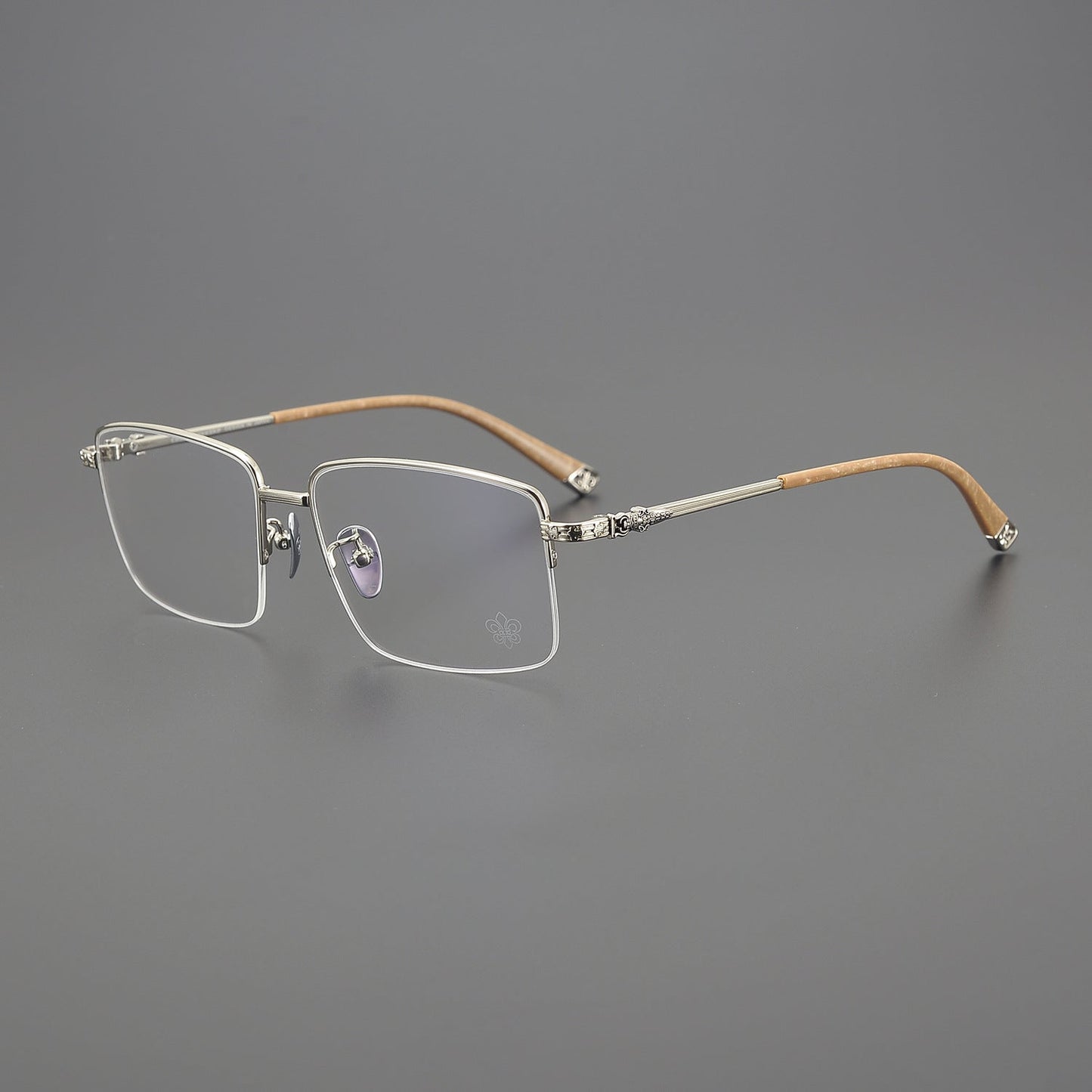 CHH Chrome Hearts Glasses Personalized fashion half frame myopia glasses frame