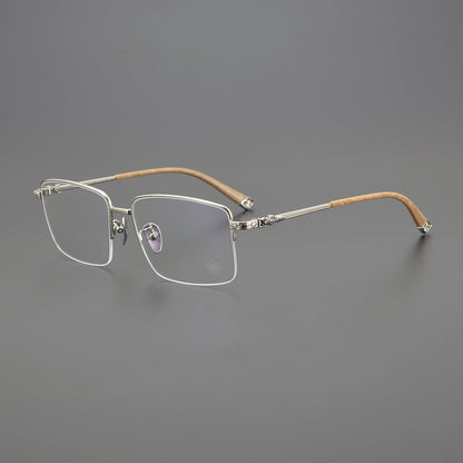 CHH Chrome Hearts Glasses Personalized fashion half frame myopia glasses frame