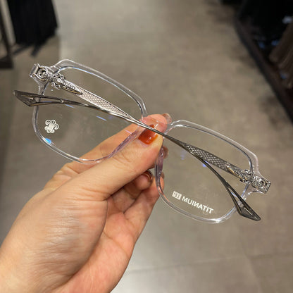 CHH Chrome Hearts Glasses Vintage Pure Titanium Myopia Glasses Frame