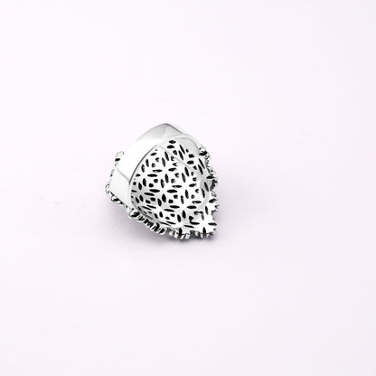 chrome hearts retro Thai silver hollow cross ring