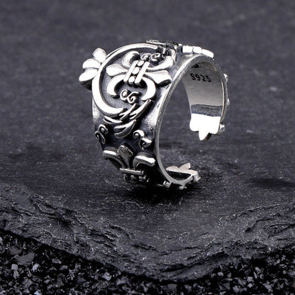 Chrome Hearts 925 sterling silver anchor open ring