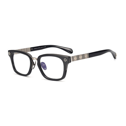 CHH Chrome Hearts Glasses Vintage Square Glasses Frame Spring Legs