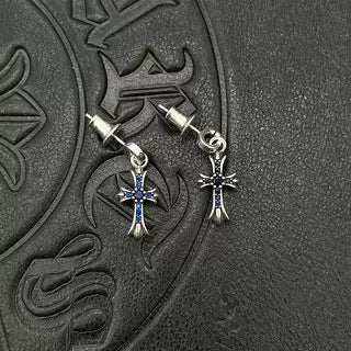 Chrome Heart Cross Earring