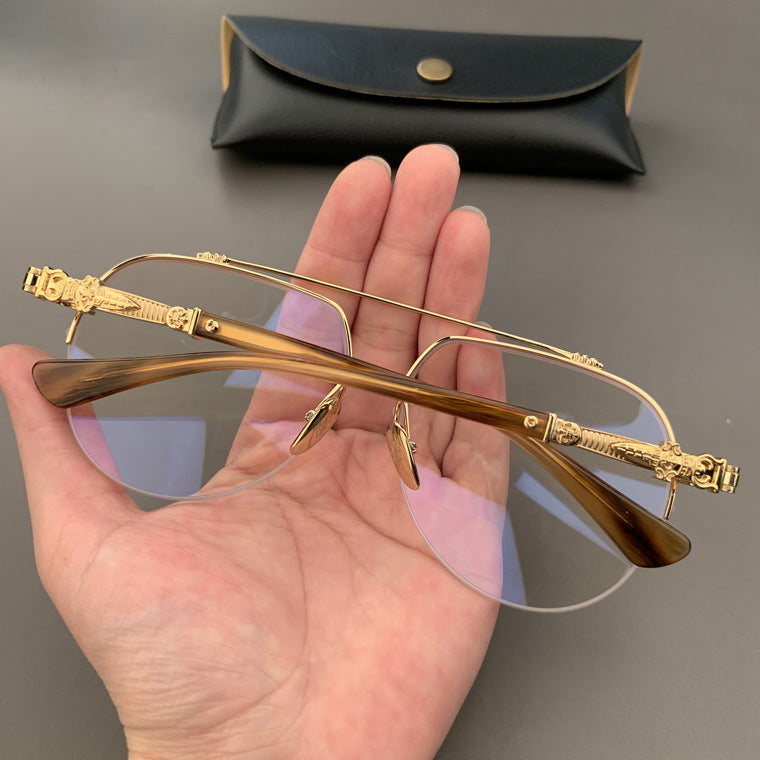 CHH Chrome Hearts Glasses Silver Glasses Frame