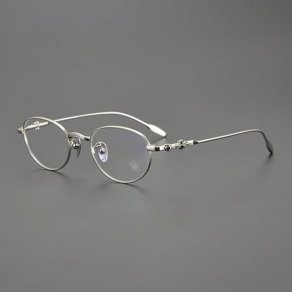 CHH Chrome Hearts Glasses Cat's Eye Personality Japanese Versatile Myopia Glasses Frame