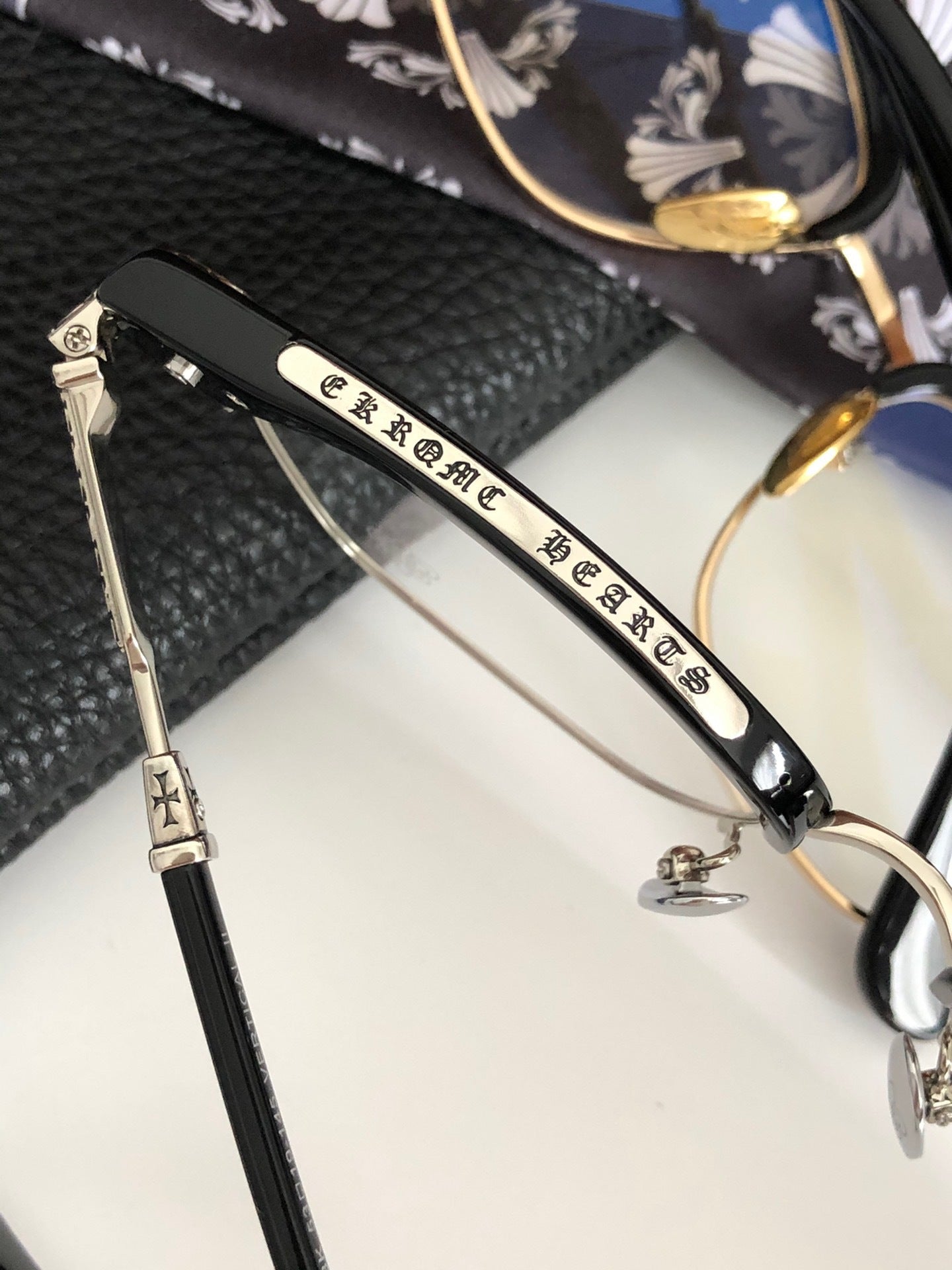 CHH Chrome Hearts Glasses Light Luxury Classic Vintage Full Frame Glasses Frame