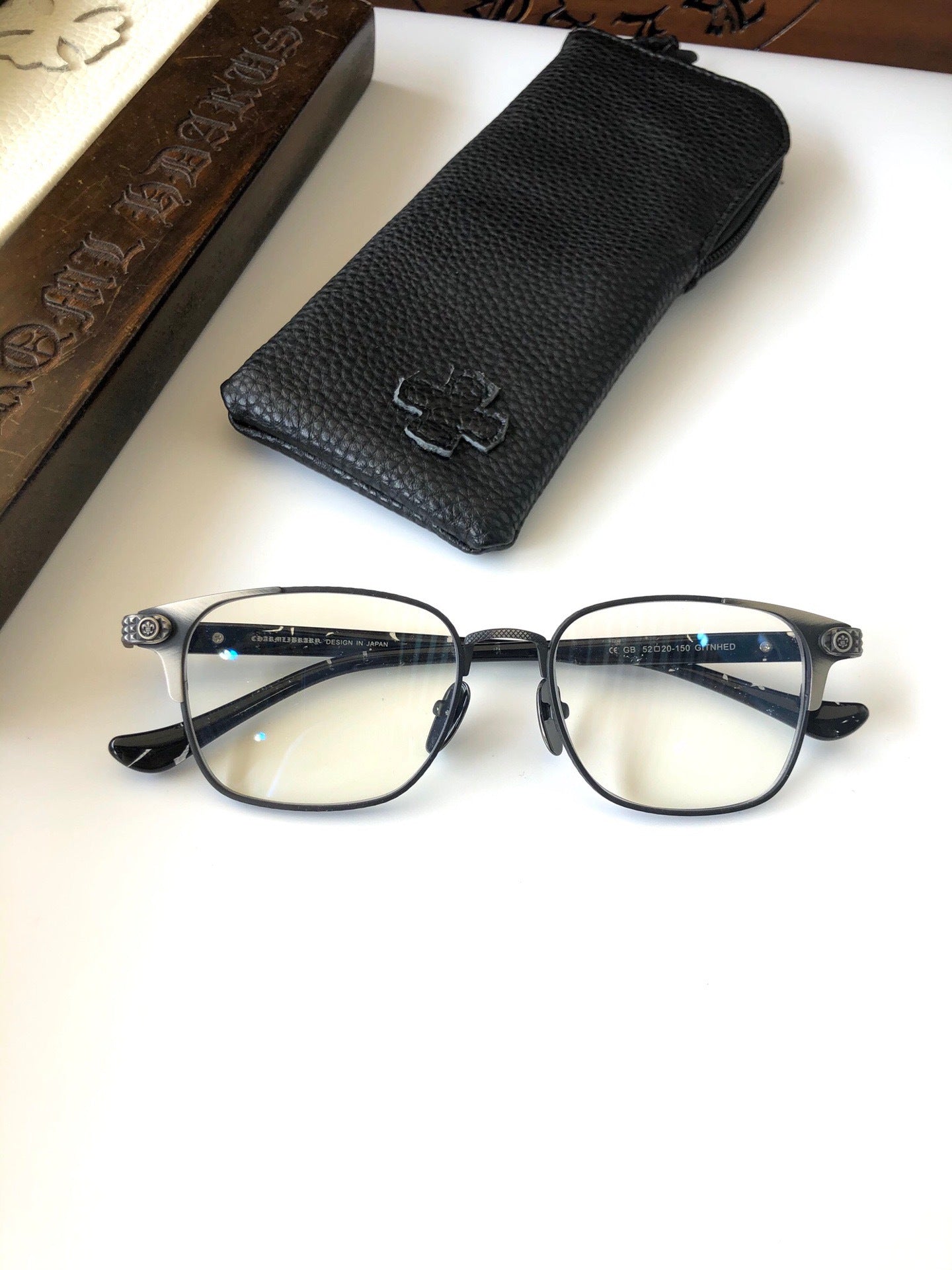 CHH Chrome Hearts Glasses Fashion Personality Simple Box Glasses Frame