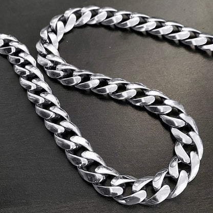 Chrome Hearts 925 Silver Cuban Bold Chain