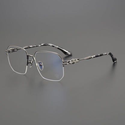 CHH Chrome Hearts Glasses Versatile Titanium Frame Ultra Light Glasses Frame