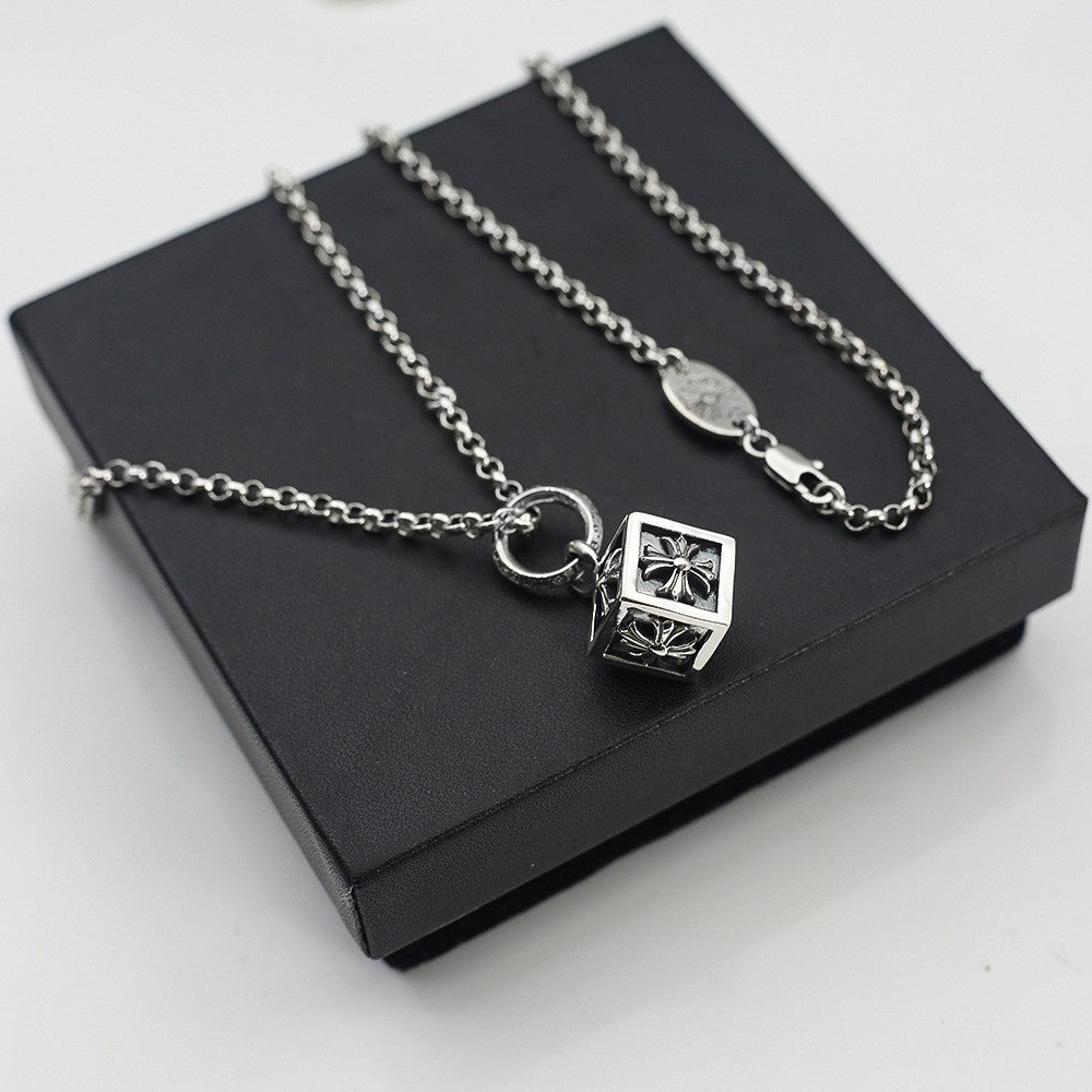 Chrome Hearts hip-hop punk dice pendant
