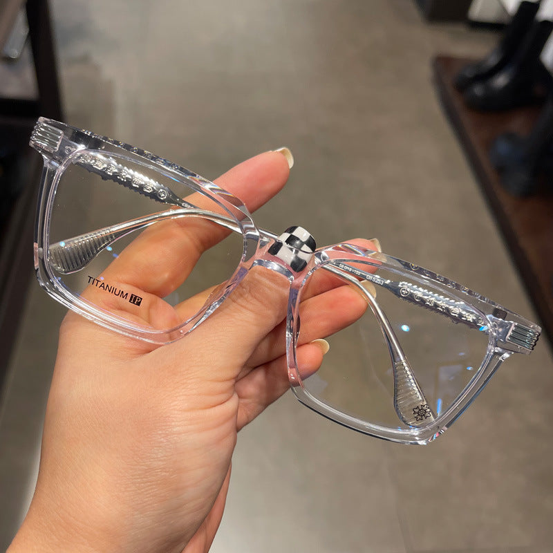 CHH Chrome Hearts Glasses Square Vintage Versatile Glasses Frame