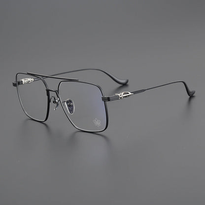 CHH Chrome Hearts Glasses Double Beam Large Frame Myopia Glasses Frame